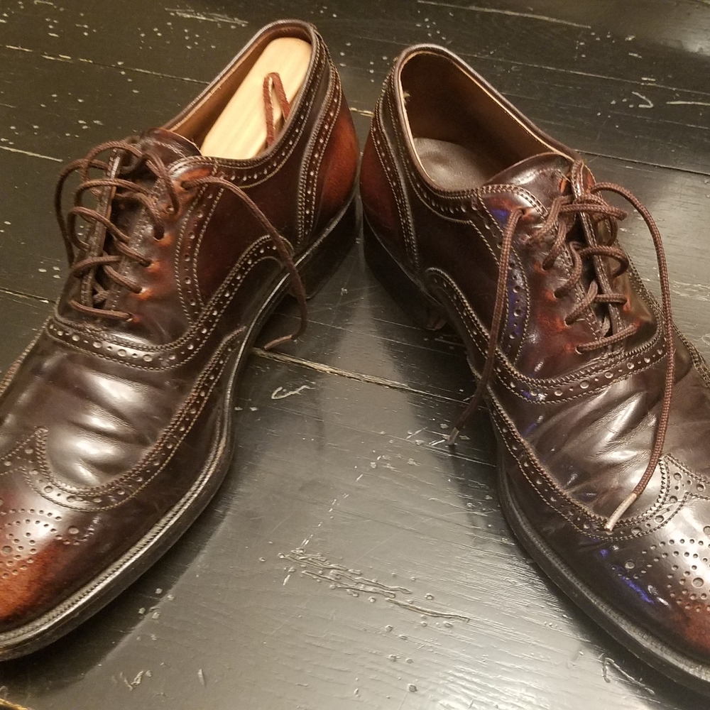 Cordwainer Wright mens lace up oxfords